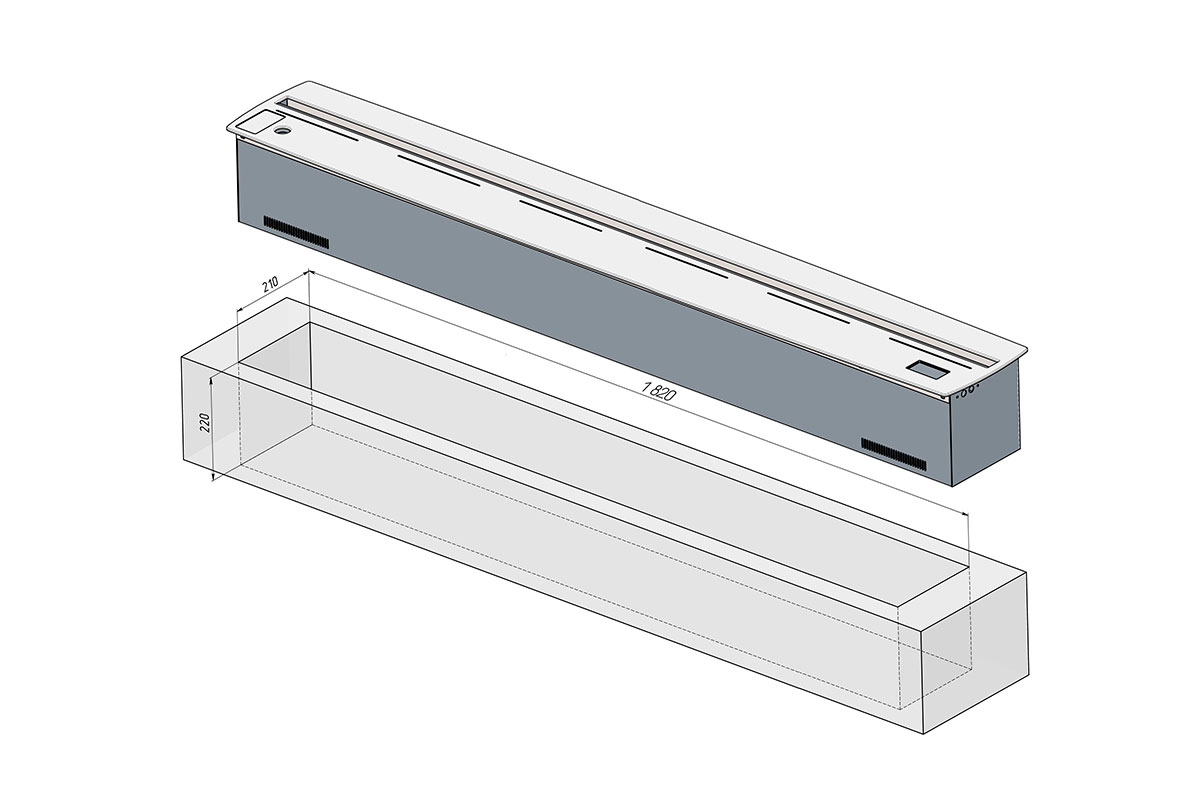 Паровой камин FireSpa 5