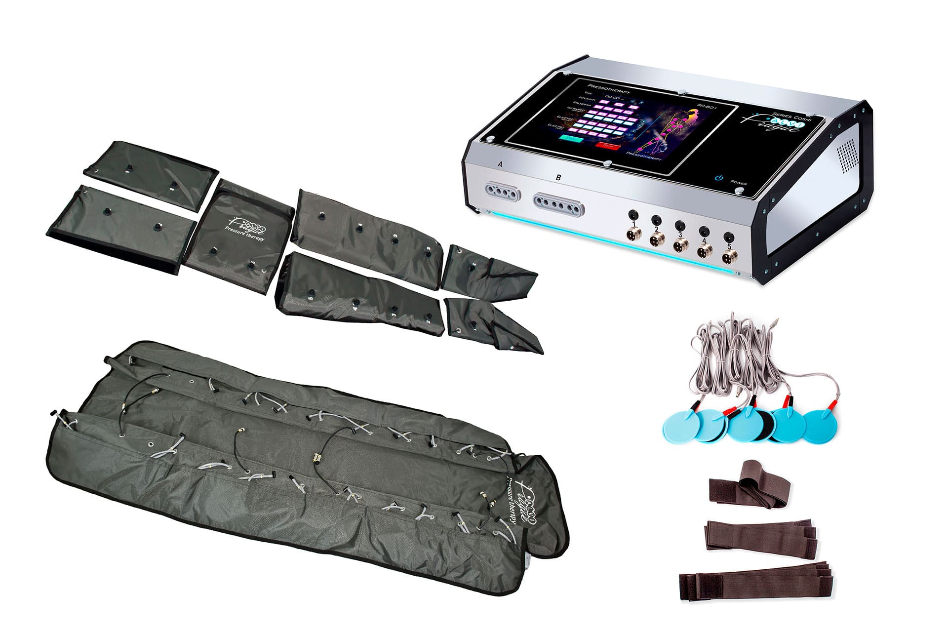 В аппарате прессотерапии EMS PR-801 имеется 4 режима работы