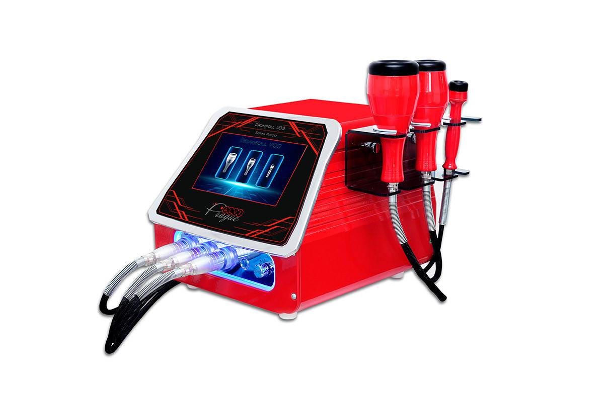 Аппарат высокочастотной импульсной вакуумной терапии Drumroll V-03 REDesign