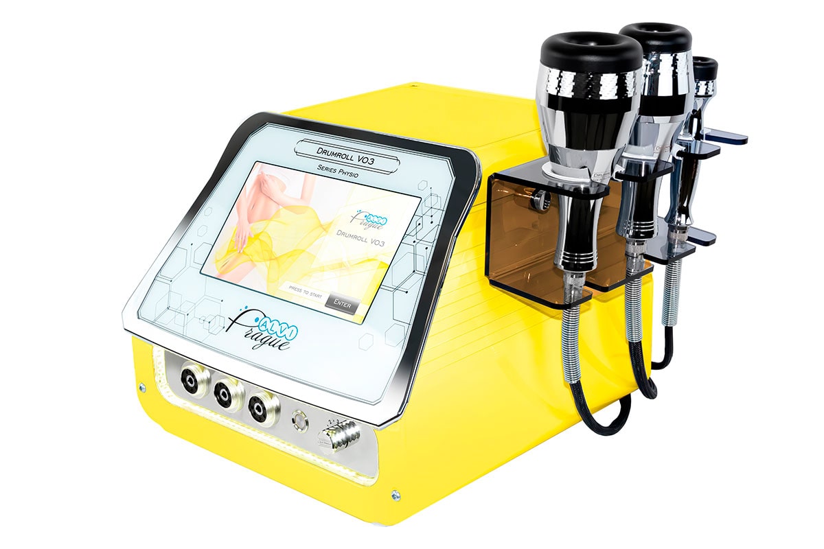 Аппарат высокочастотной импульсной вакуумной терапии Drumroll V-03 Yellow