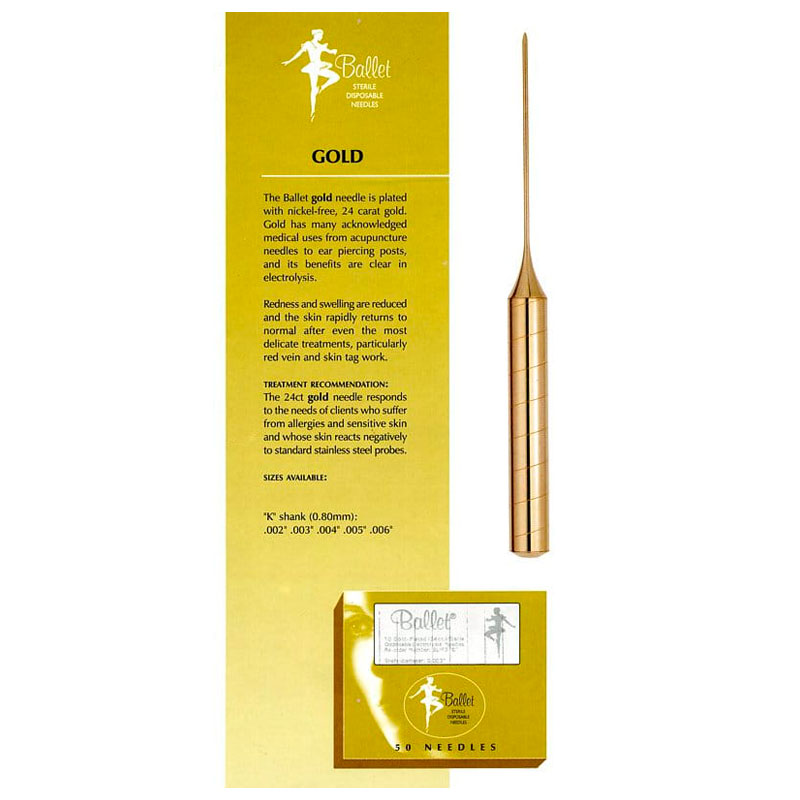 Игла Ballet Gold для электроэпиляционного аппарата для удаления волос
